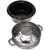 image:imageOster Rice Cooker 6 Cup Cooked 3 Cup Uncooked Electric Rice Maker Compact Size for Family Meals amp Sides Automatic Keep Warm Nonstick Inner Pot BlackRed
