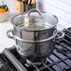 image:imageOster Sangerfield Stainless Steel Expandable Steamer Insert 7 to 105 Inches  Adjustable Kitchen Cookware Accessory for SteamingStainless Steel