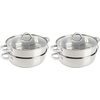 image:imageOster Sangerfield Stainless Steel Expandable Steamer Insert 7 to 105 Inches  Adjustable Kitchen Cookware Accessory for SteamingStainless Steel
