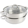 image:imageOster Sangerfield Stainless Steel Expandable Steamer Insert 7 to 105 Inches  Adjustable Kitchen Cookware Accessory for SteamingStainless Steel