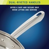 image:imageOster Sangerfield Stainless Steel Expandable Steamer Insert 7 to 105 Inches  Adjustable Kitchen Cookware Accessory for SteamingStainless Steel