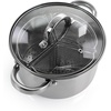 image:imageOster Sangerfield Stainless Steel Expandable Steamer Insert 7 to 105 Inches  Adjustable Kitchen Cookware Accessory for SteamingStainless Steel
