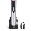 image:imageOster Cordless Electric Wine Bottle Opener with Foil Cutter SilverSilver