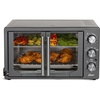 image:imageOster ExtraLarge 42L French Door Countertop Toaster Oven 6in1 Air Fryer Oven with Air Fry Rack Wire Rack Baking Pan and Crumb Tray Stainless SteelGrey