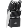 image:imageOster Lindbergh 14 Piece Cutlery Set RedBlack Block and Handle