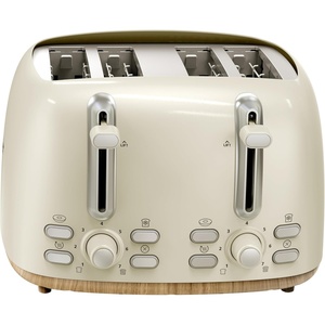 image:imageOster 2Slice Toaster with Extra Wide Slots Bagel Toaster Oat Milk4  Slice
