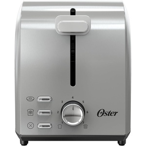 image:imageOster 2Slice Toaster with Extra Wide Slots Bagel Toaster Stainless Steel2  Slice