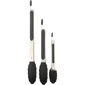 image:imageOster Chadswyck 87 Pizza Cutter Stainless Steel Pizza Wheel Sharp Rolling Blade Ergonomic Handle Dishwasher SafeBaldwyn 3pc Tong Set