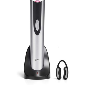 image:imageOster Cordless Electric Wine Bottle Opener with Foil Cutter SilverSilver