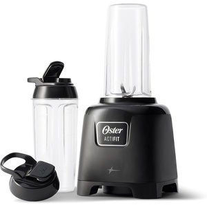 image:imageOster Personal Blender for Shakes Smoothies and Single Serve Portable Cups with 2 20ounce OntheGo Spill Proof Cups and Lids BPAFree amp DishwasherSafe Black