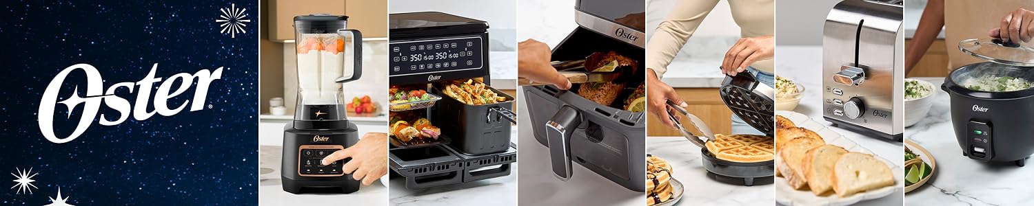 Oster | Durable Small Kitchen Appliances, Blenders & Air Fryers for Home Cooking & Gifting